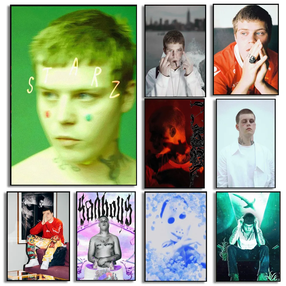 Постер принты Классический рэпер Юн музыкальный альбом певец звезда бар картина