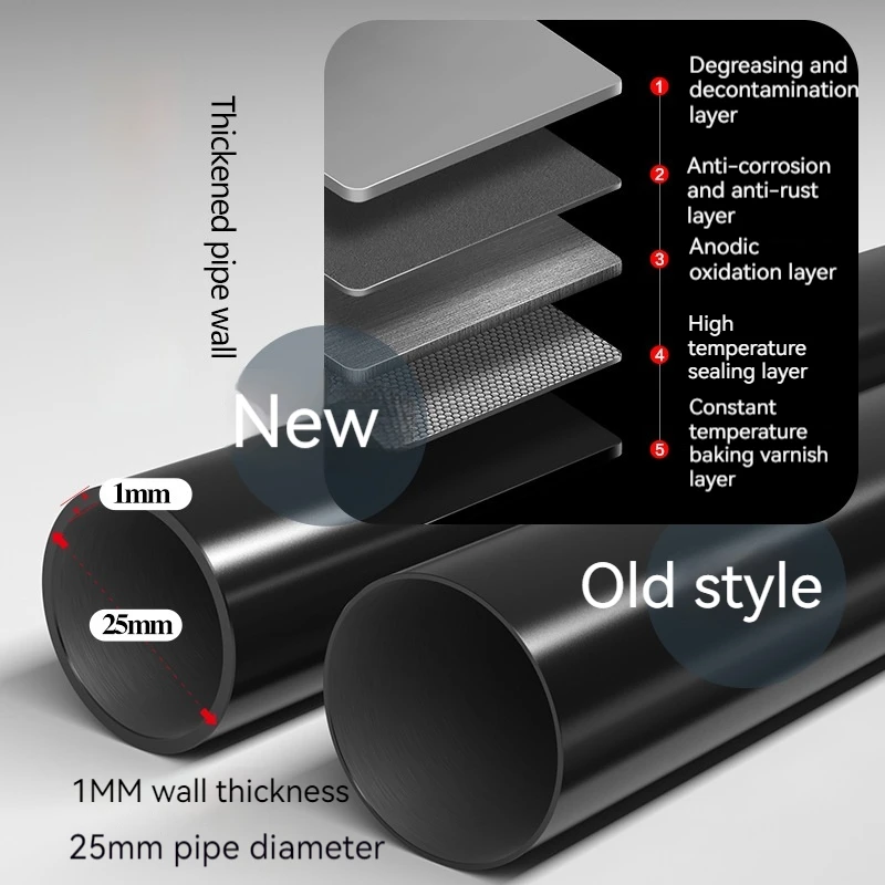 Натяжной стержень из нержавеющей стали нескользящая перфорированная