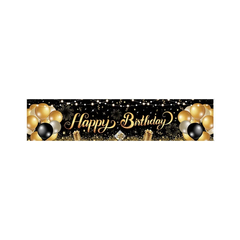

Birthday Banner, Hanging Flags Birthday Party Decoration Background Decoration Bunting Garland Banner