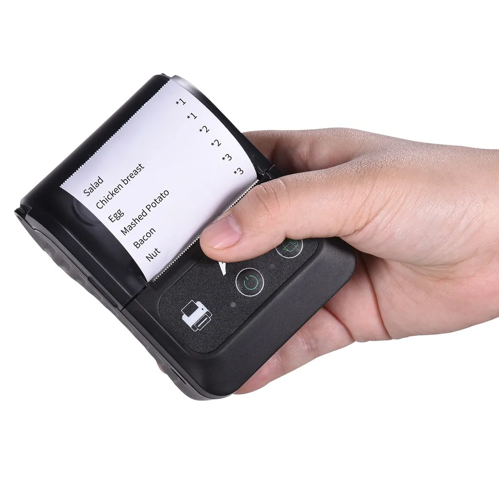 

[OPPS Stock]Portable Wireless BT 58mm 2 Inch Thermal Receipt Printer Mini USB Bill POS Mobile Printer Support ESC/POS Print