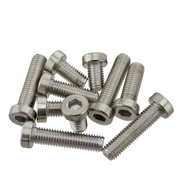 

10/50Pcs DIN7984 M3 M4 M5 M6 M8 Hexagon Socket Head Cap Screws With Low Head 304 Stainless Steel