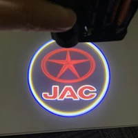 led car door badge light projector courtesy welcome luces auto lamp for jac s3 s5 a30 a13 t8 6 m2 car accessory