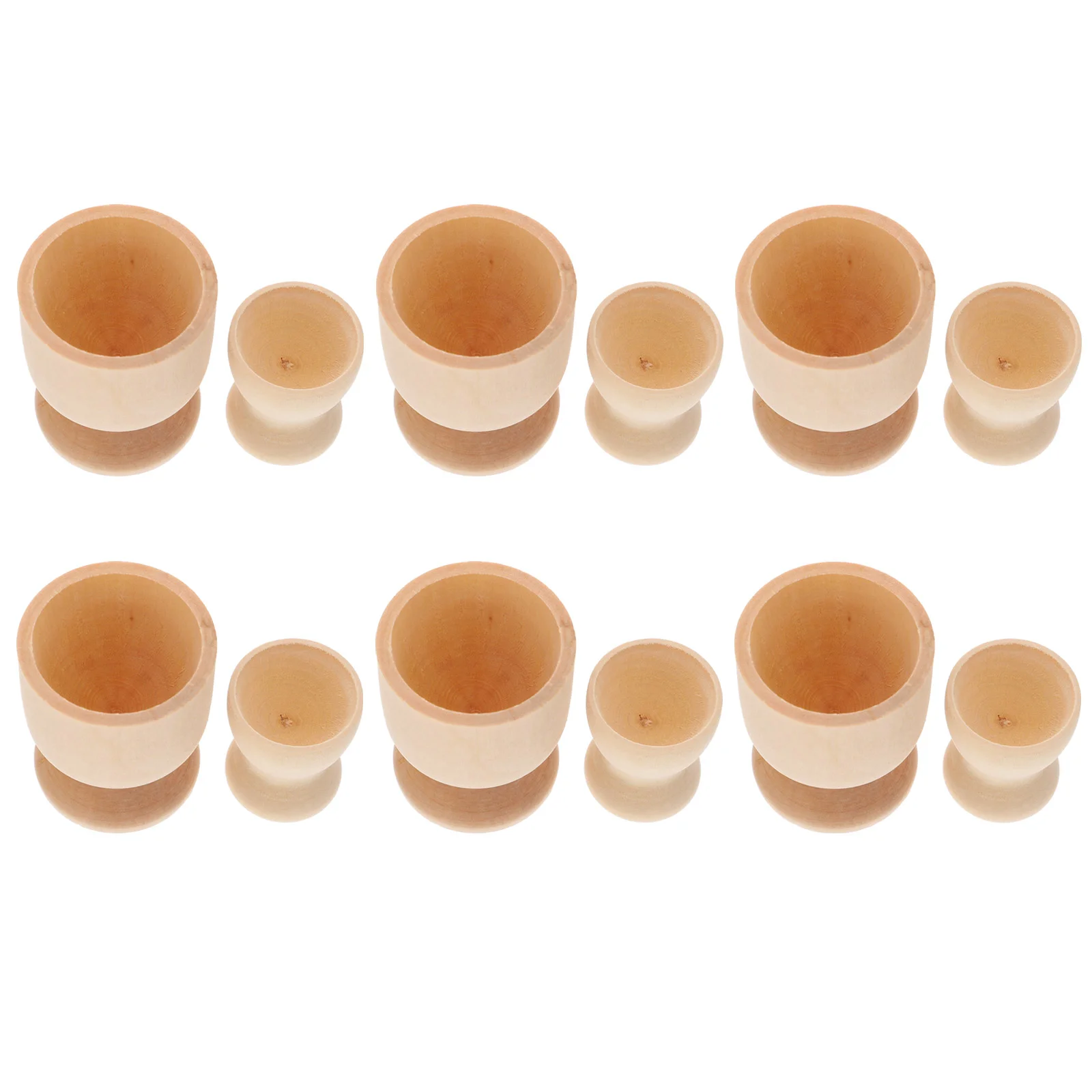 

12Pcs DIY Eggs Holder DIY Painted Tray Eggs Holder Eggs Holding Stand for