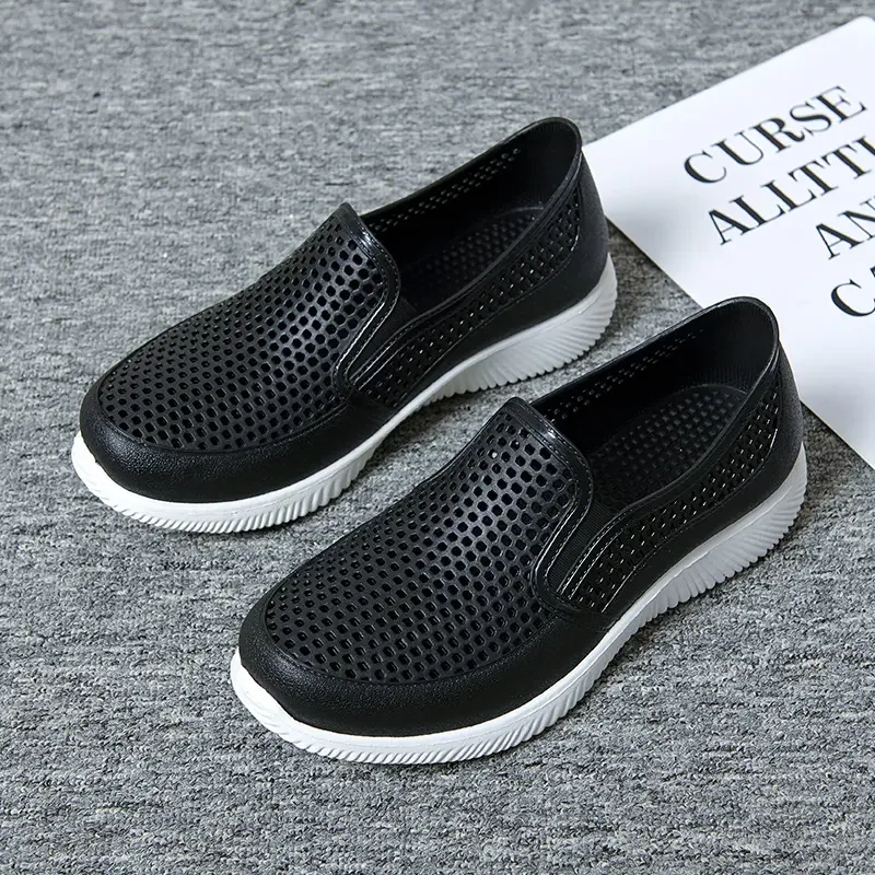 Breathable Beach Outdoor Aqua Bathroom Anti-slip Shoes Summer Men's EVA Hole Quick-Drying Wading Water Slipper Sandals Light