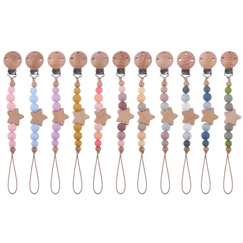 

Silicone Baby Teether Toy Teething Relieve Stress Clips Teether Toys for Kids