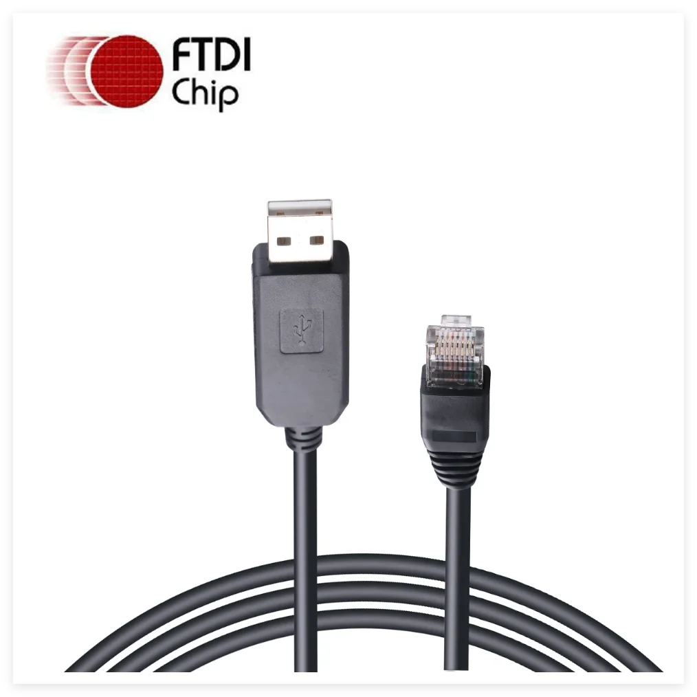 Фото Кабель Voltronic RS232 EG4 6000EX 6500EX FTDI FT231XS USB-RJ45 RS232 (1.0м, 1.8м, 3.0м, 5.0м) №2