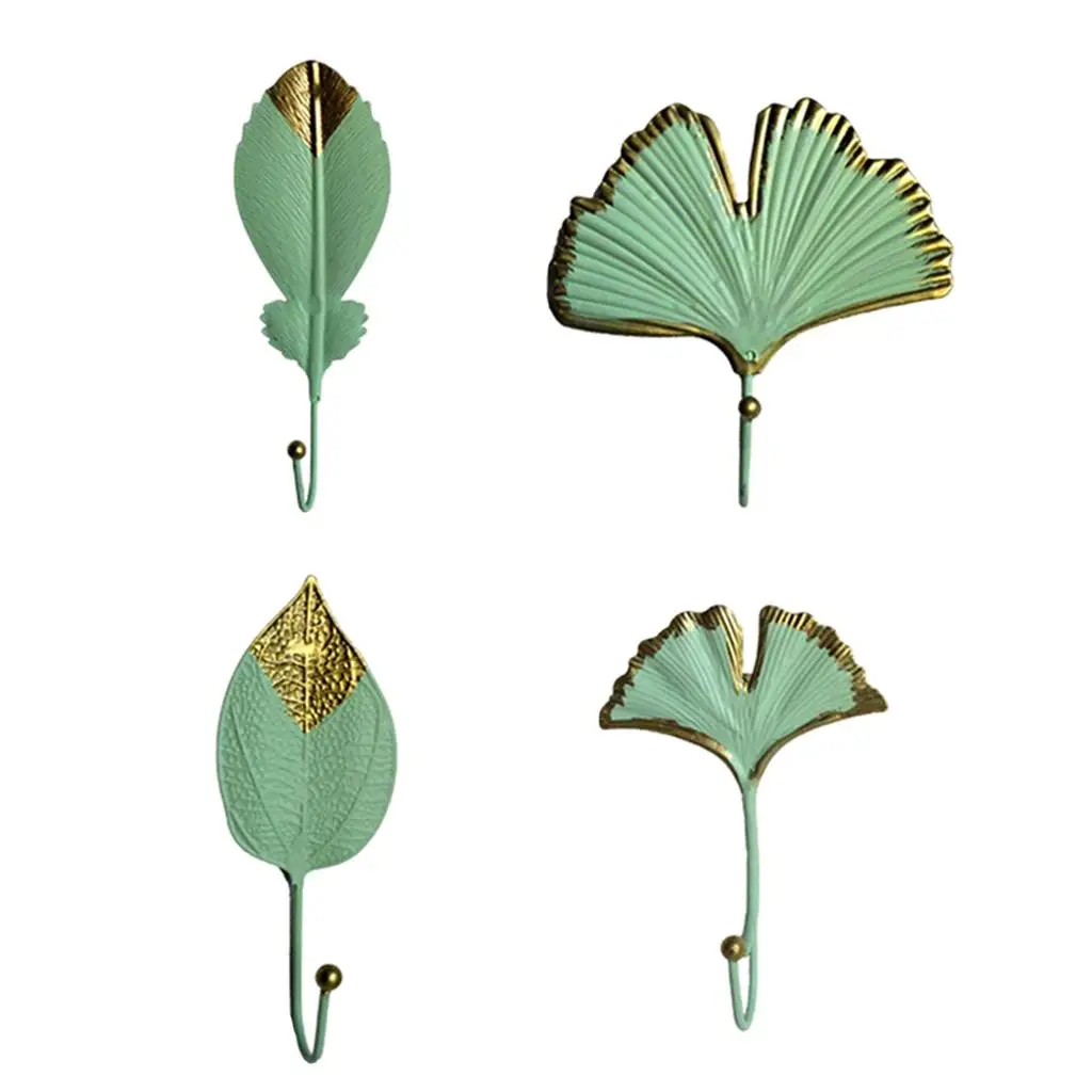 

Wall Hook Towel Hook - Leaves Wall Hooks, Iron Hooks for Hanging