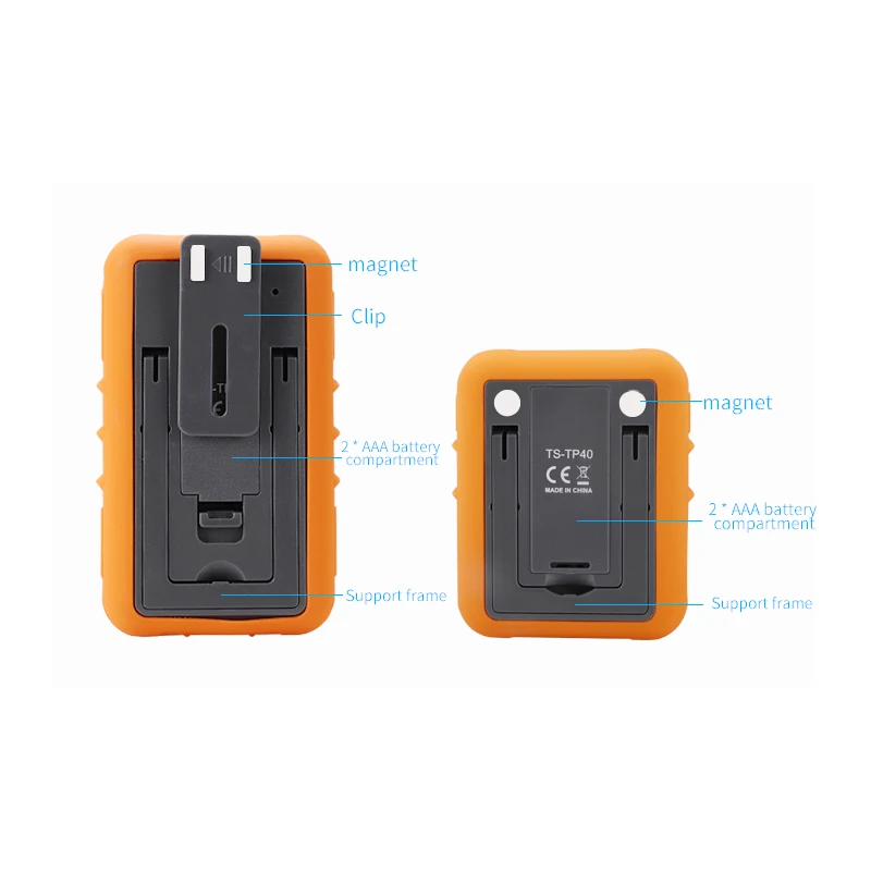 Цветной экран беспроводной четырёхконтактный пищевой термометр