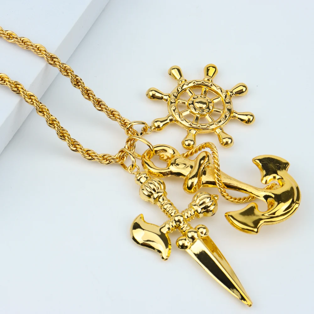 

African Necklace Copper Pendent with Fashion Hollow Style For Women Man High Quality Classic Gift Hip Hop