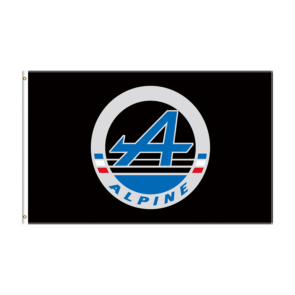 

Автомобильный флаг Renault Alpine, 3x5 футов, полиэстер, печатная фотография для украшения внутреннего двора, фотоотделка