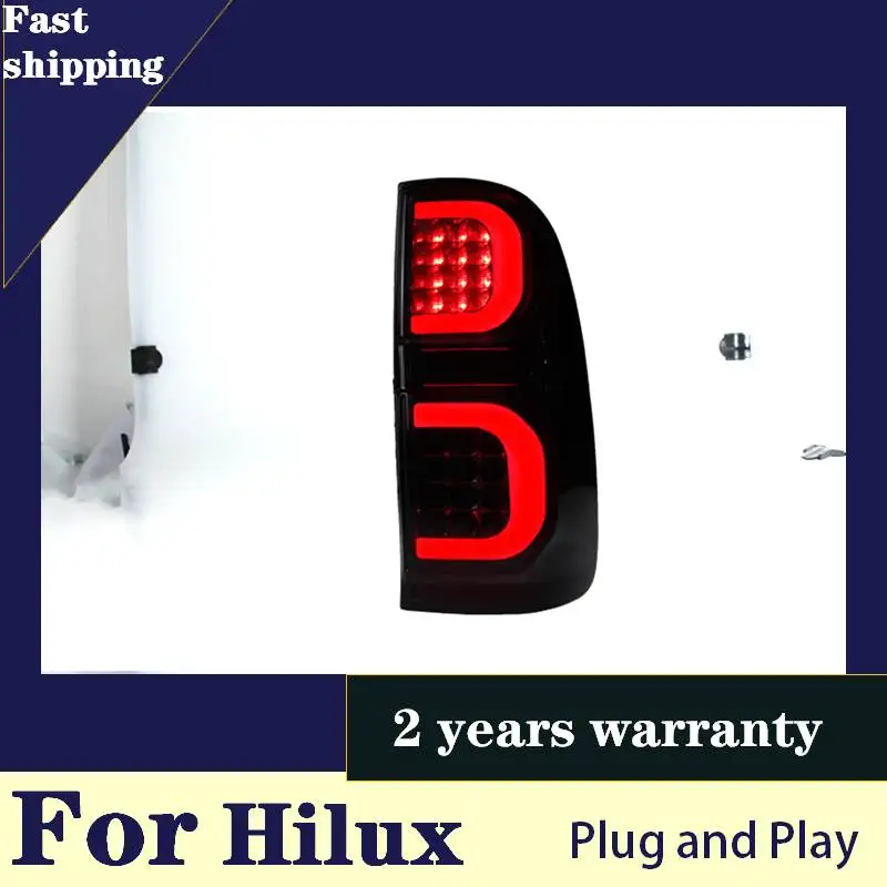 

Car Styling For Toyota Hilux Taillight 2004-2014 Hilux Revo Tail Lights Hilux Vigo LED Brake+Reversing light Car Accessories