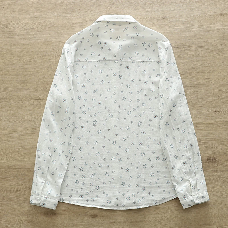 Двухслойные хлопковые топы с орхидеей женская одежда свободные облегающие