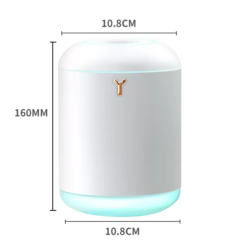 

NEW2023 1000ML White Mini Air Humidifer Aroma Essential Oil Diffuser with Romantic Lamp USB Mist Maker Aromatherapy Humidifiers