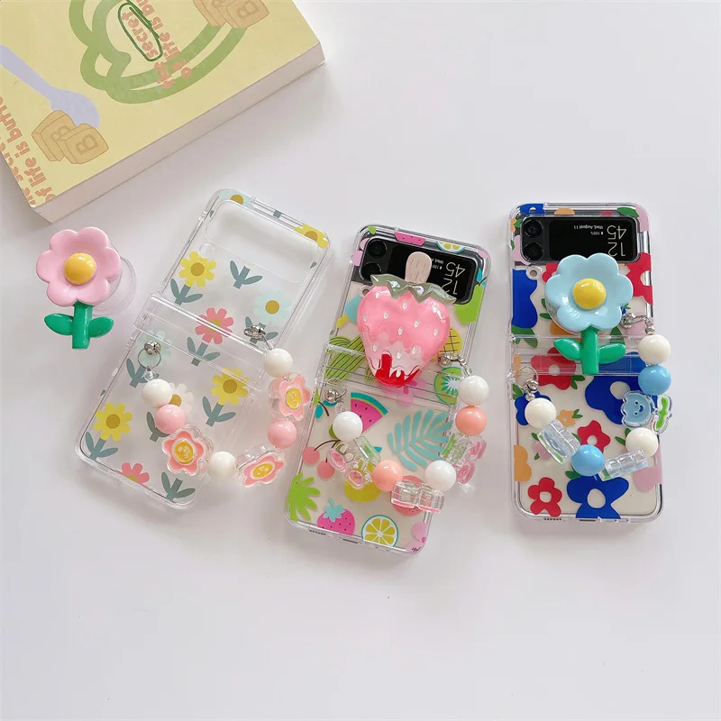 

Creative Cartoon Cute Graffiti Phone Case for Samsung Galaxy Z Flip 3 Z Flip 4 Hard PC Back Cover for ZFlip3 ZFlip4 Case Shell