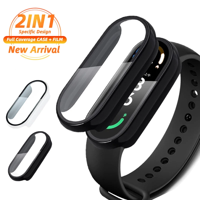 

Xiaomi Mi Band 7 6 5 4 3NFC Full Cover Screen Protector Case 3D Protective Film Waterproof Shockproof Frame Cover for Miband