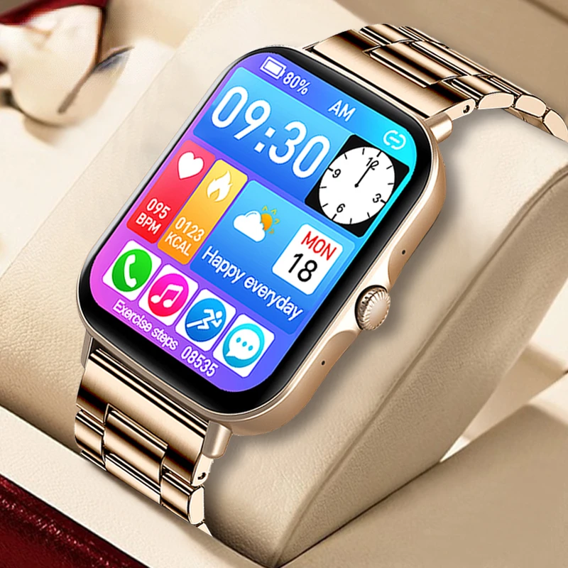 

New Dial Call Smart Watch Men 2022 Full Touch Body Temperature Sports Fitness Tracker Waterproof Men Smartwatch Women Recommend