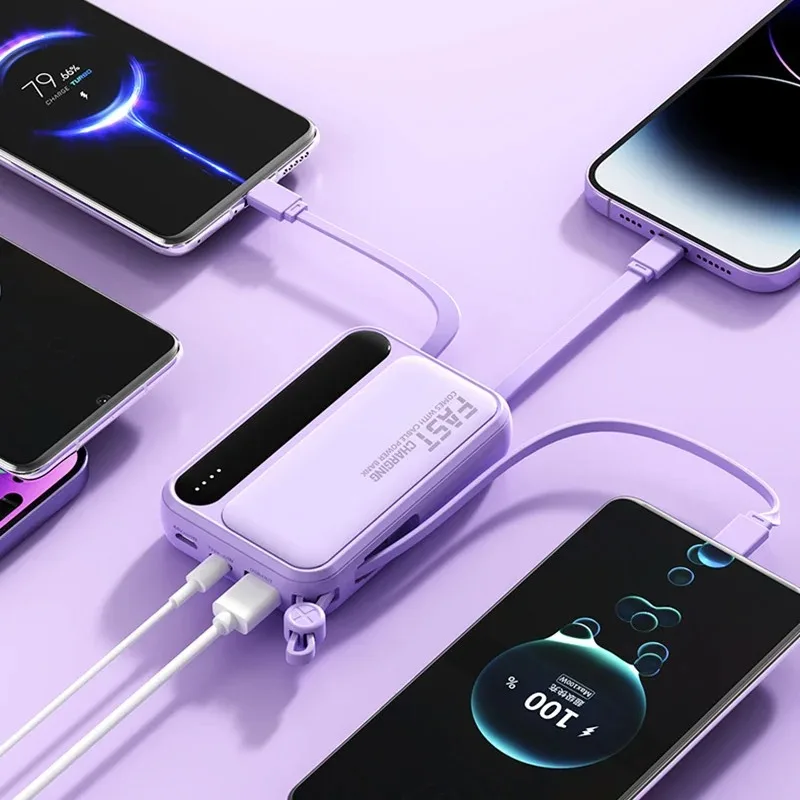 100000 mAh Power Bank большой емкости Портативный блок питания для быстрой зарядки