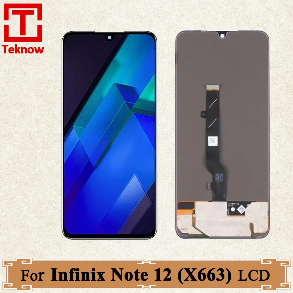 AMOLED 6 7 ''для Infinix Note 12 LCD дисплей для Note12 X663 X663C X663D Замена
