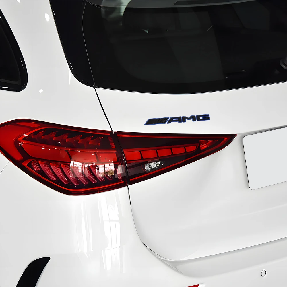 Новая эмблема AMG для багажника автомобиля наклейка декоративные аксессуары Mercedes