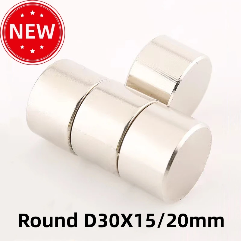 

D30X15/20mm Rare Earth Permanent Magnet NdFeB Strong Magnetic Block Neodymium Iron Boron Strong Magnetic Circular Magnet Cylindr