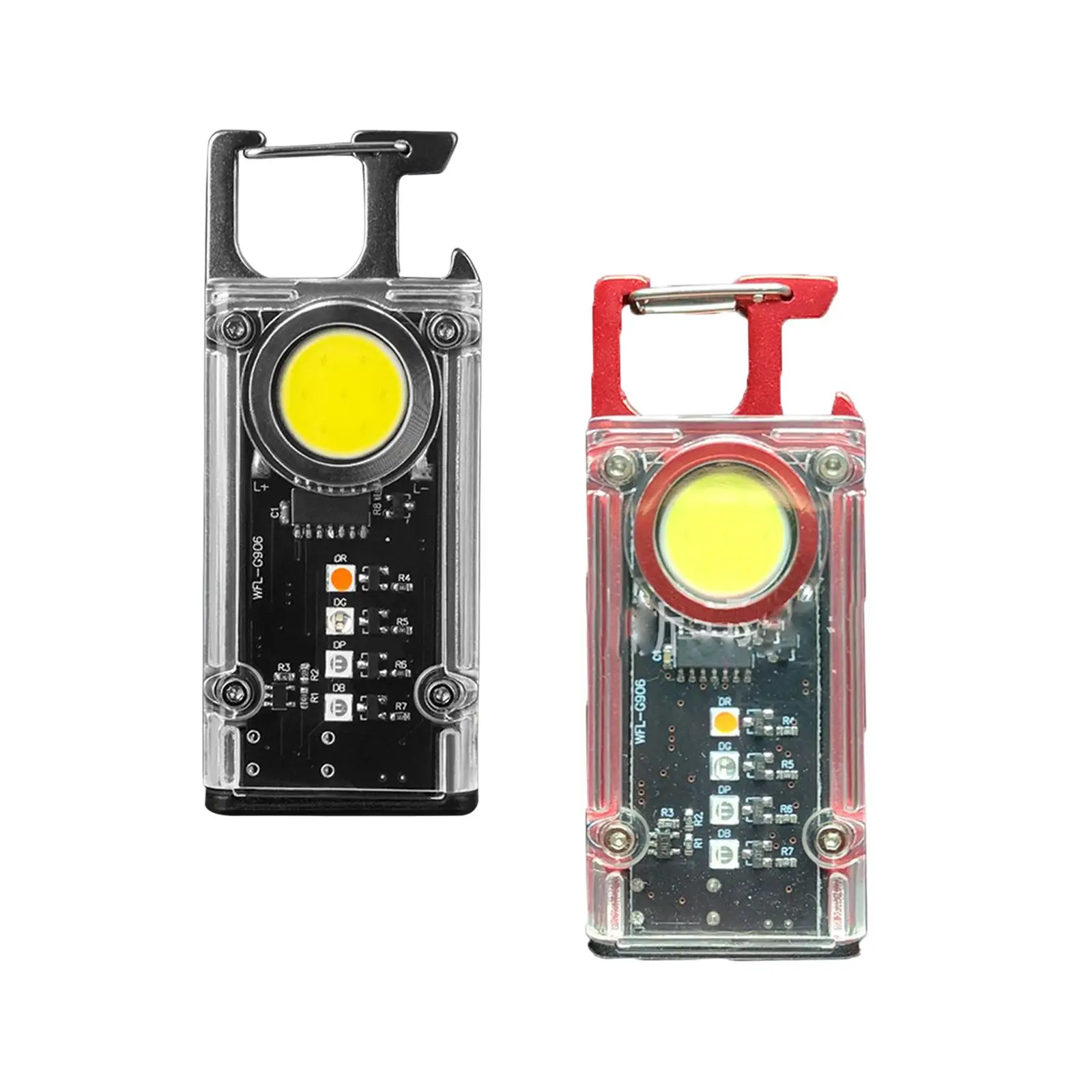 

COB Flashlight Rechargeable Lightweight Small Led Keychain Flashlight for Hiking Exploring Camping Lighting Night Running