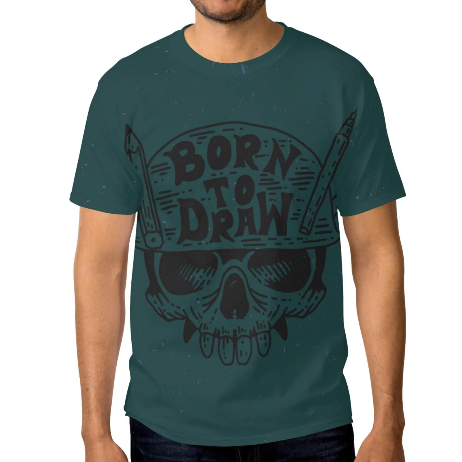 

Футболка мужская в стиле хип-хоп, Полиэстеровая тенниска с коротким рукавом и круглым вырезом, модная повседневная майка, уличная одежда, ле...