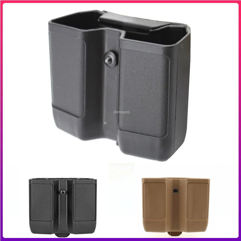 Тактический чехол с двойным журналом для 9 мм калибра универсальный пистолета