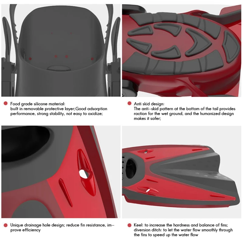 Сапоги для подводного плавания силиконовые ласты взрослых обувь глубокого