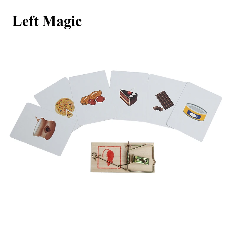 

Mouse Traps Find Cards Prediction Close Up Street Magic Tricks Prophecy Seach Playing Cards Magic Props Illusion Mentalism Gimmi
