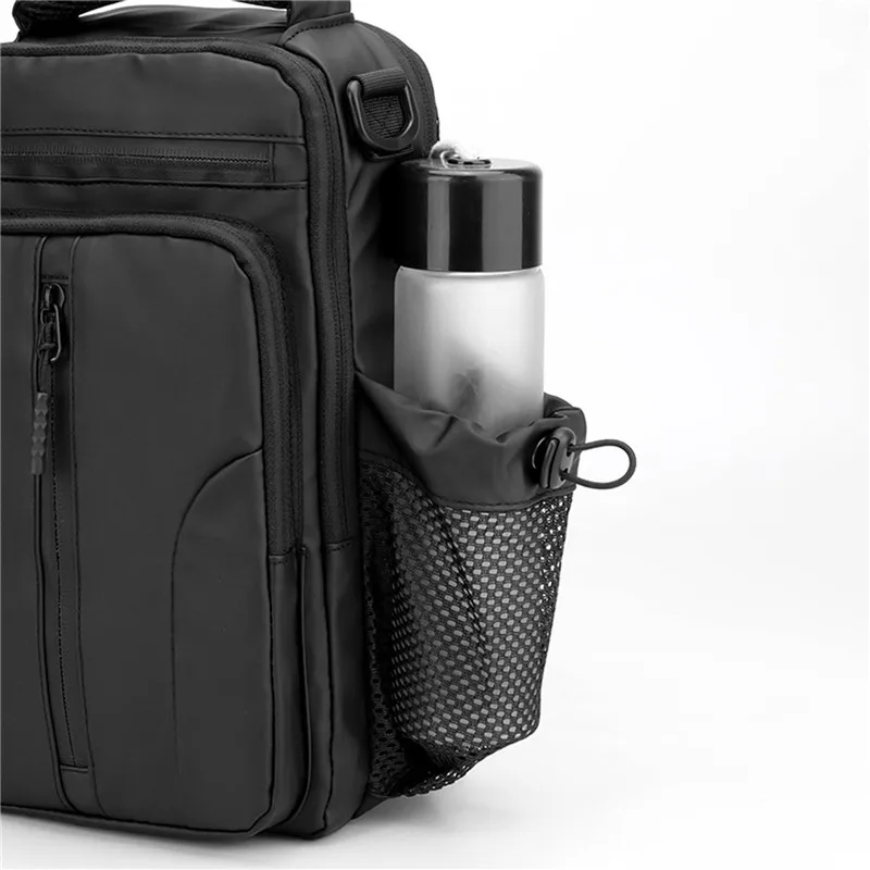 Multifunction Crossbody Bag Men USB Charging Chest Pack Short Trip Messengers Chest Bag Waterproof Large Capacity Shoulder Bag