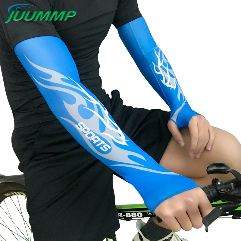 

1Pair Sun Sleeves Cool Ice Long Large Arm Sleeves UV Protection for Youth&Adult Men&Women Outdoor Sports Golf Cycling Driving