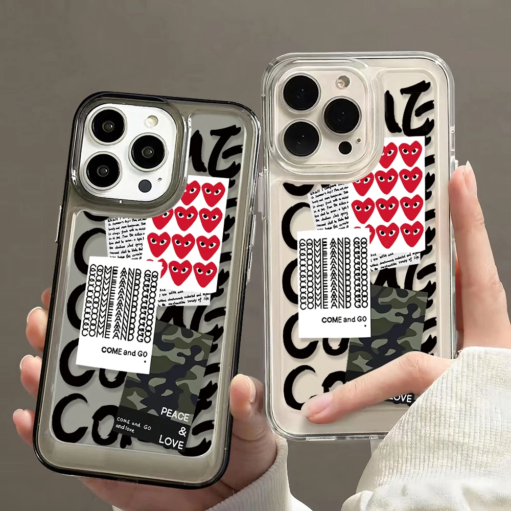 

Luxury Shockproof Clear Phone Case For iPhone 14 13 12 11 Pro Max Suit for X XR XS 7 8 Plus Silicone Bumper Transparent Cover