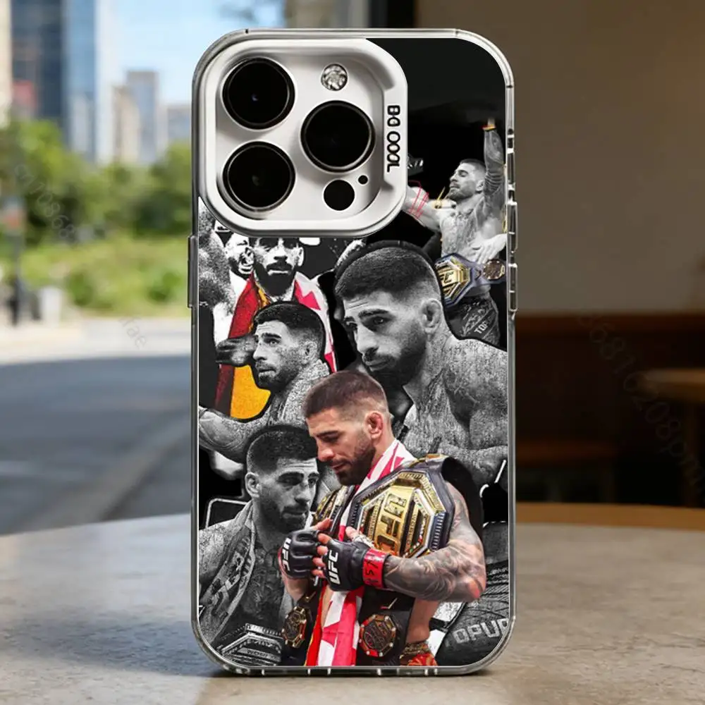 Фото Противоударный чехол I-Ilia Champion T-Topuria Full Cover для iPhone 17, 16, 15, 14, 13, 12, 11 Pro Max, Plus, 16E, X, XR, XS Max №2