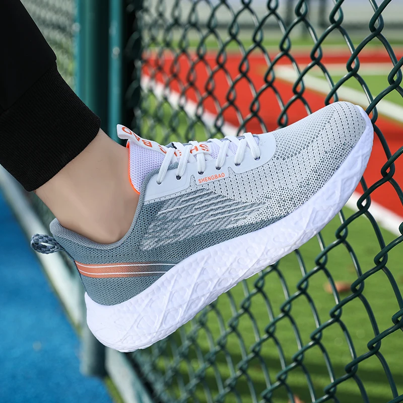 Парные кроссовки HUCDML дышащая повседневная спортивная мужская обувь для бега