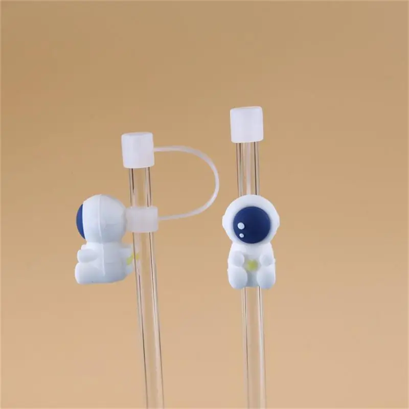 

High Temperature Resistance Dust Plug Stainless Steel Straw Water Repellent Office Dust Cover Silicone Glass Straw Dust Cap