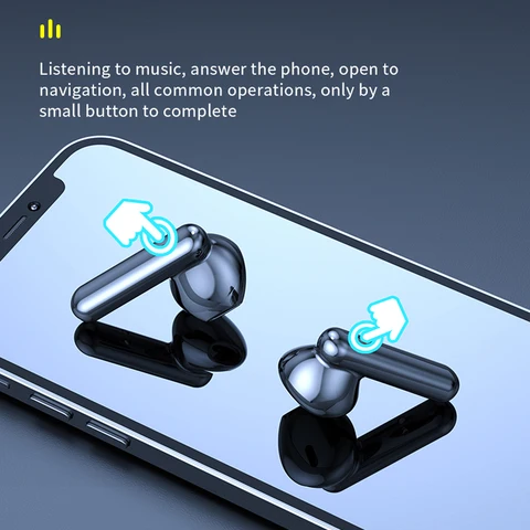 Bluetooth наушники рециркуляции K40, беспроводные наушники с микрофоном, водонепроницаемые спортивные наушники-вкладыши с сенсорным управлением