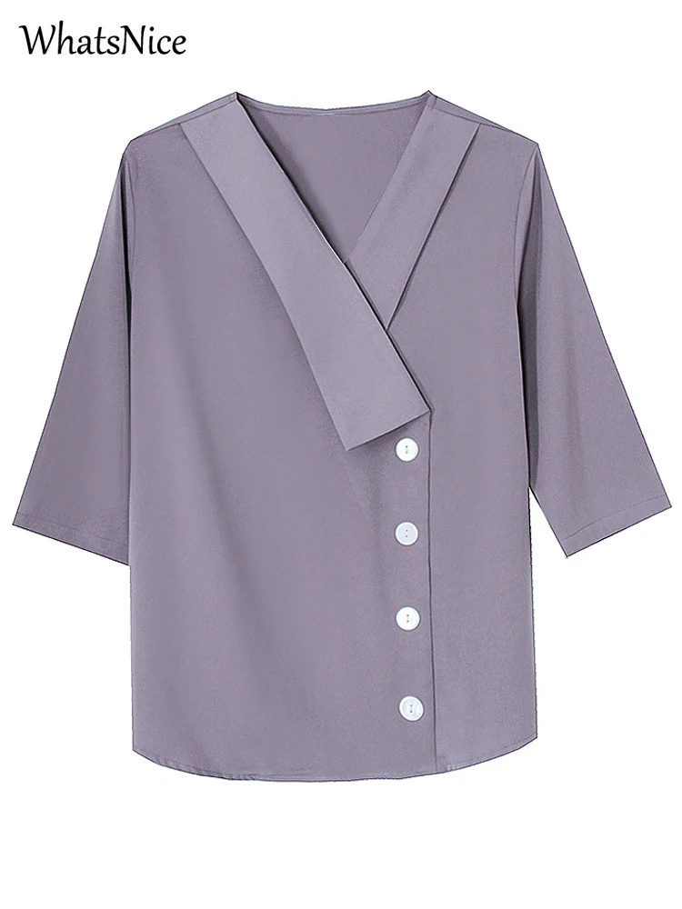 Дешевые модные женские рубашки оптом блузка повседневные топы офисные шифоновые