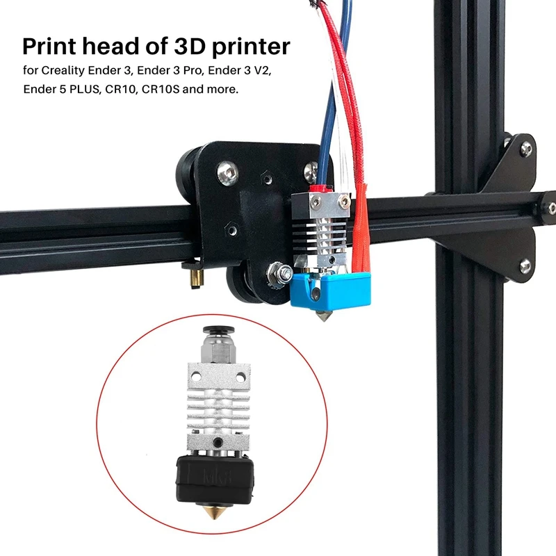 Цельнометаллический Hotend — титановый терморазрыв сопло 0 4 мм пневматическая
