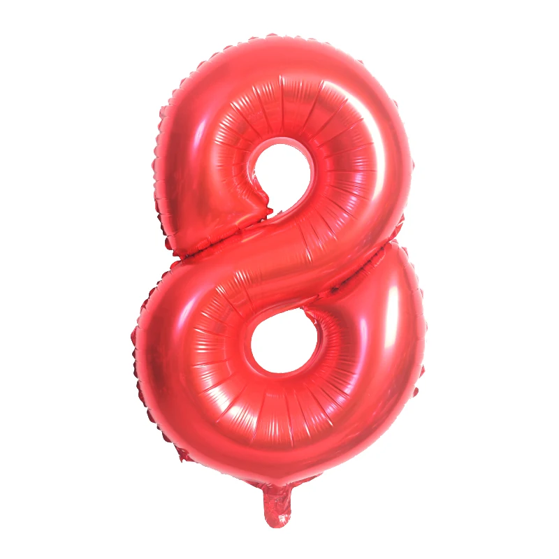 32/40 дюймов цифры алюминиевый пленочный шар детский праздник день рождения