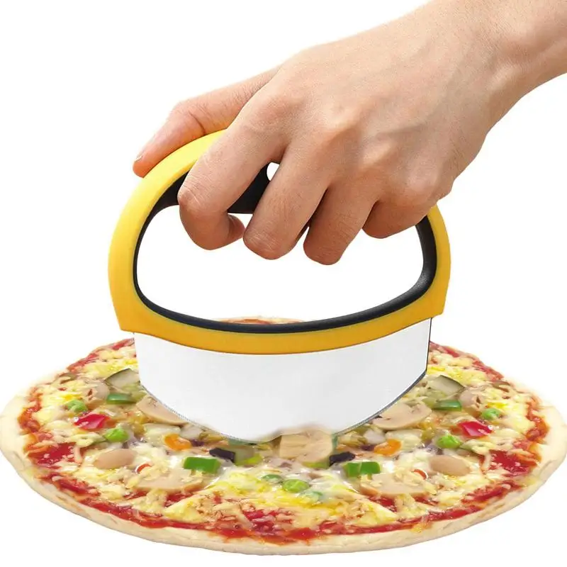 

Резак для пиццы, резак для пиццы, рокер, слайсер с защитной оболочкой, сверхмощные ножи для пиццы, для кондитерских изделий, специй, теста для пиццы