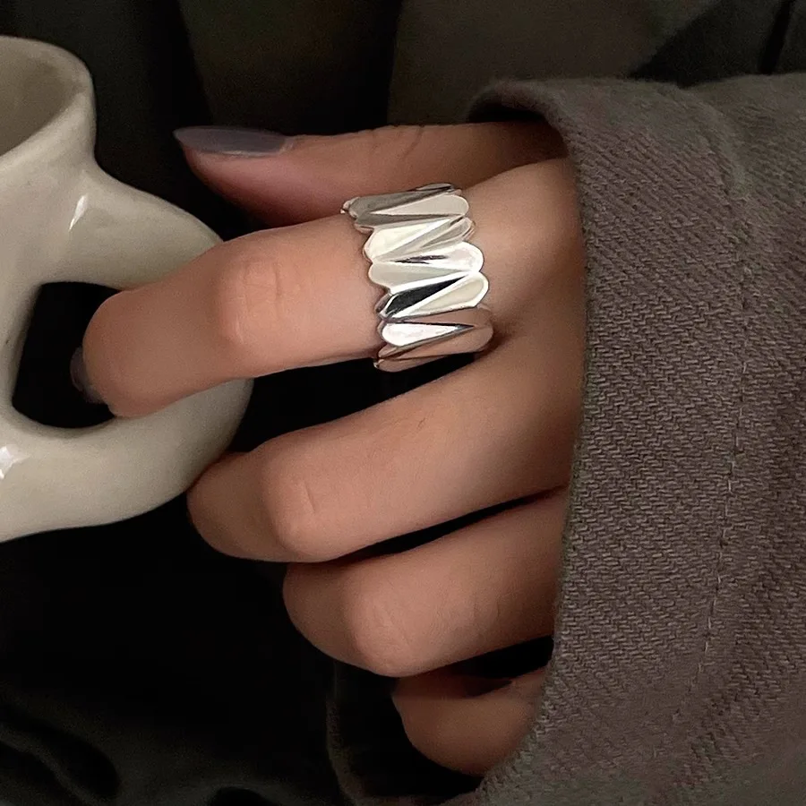 PANJBJ кольцо из стерлингового серебра 925 пробы с сердечком для женщин подарок