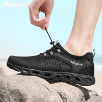abhoth openwork aqua shoes light weight mens sneakers large size shoes for men quick dry sports shoes swimming male sneakers 47