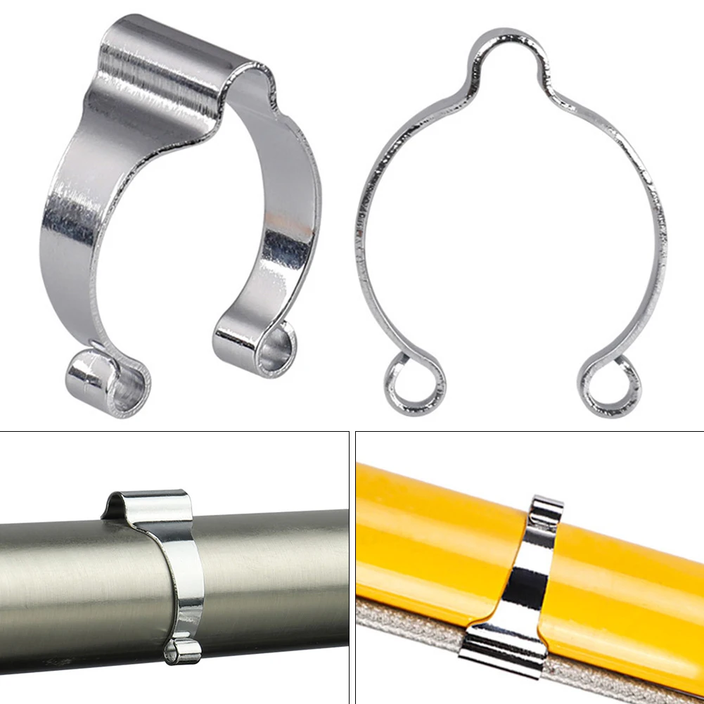 Зажимы для тормозного шланга, зажимы для кабеля, в стиле ретро, для автомобилей, серебристые, 32x16 мм, для велосипедной рамы, держатель кабеля, совершенно новый