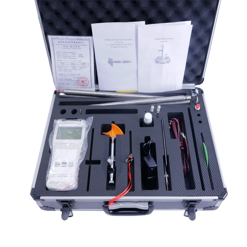 

LS1206B Liquid Flow Meter Flow Velocity Measuring Instrument Speed Range: 0.05 ~ 8m/s