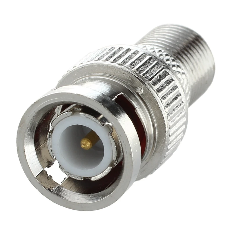 

50Pcs BNC Male Plug To F Female Jack Adapter Coax Connector Coupler CCTV Camera