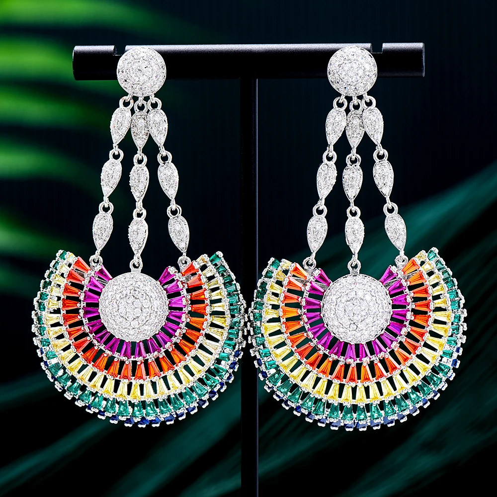 

GODKI 64 мм новые модные африканские геометрические серьги для женщин Свадебная вечеринка индийские Дубай Свадебные украшения букле d'oreille femme ...