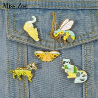 wild animals enamel%c2%a0pins%c2%a0custom%c2%a0zebra raccoon leopard bee brooches%c2%a0lapel%c2%a0badges%c2%a0natural scenery jewelry%c2%a0gift%c2%a0for%c2%a0kids%c2%a0friends