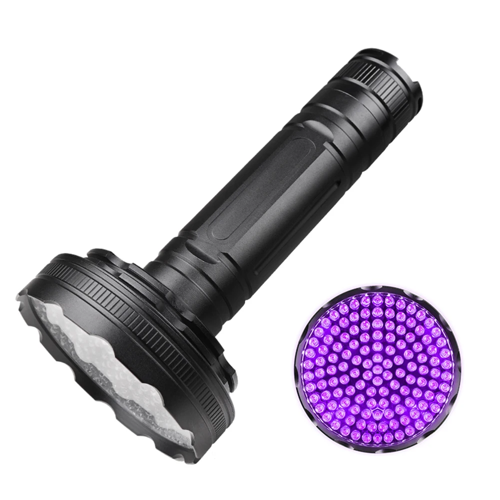 

Waterproof Portable 128 LED UV Ultraviolet Inspection Torch 395nm Flashlight for Pet Trace Fluorescence Detection