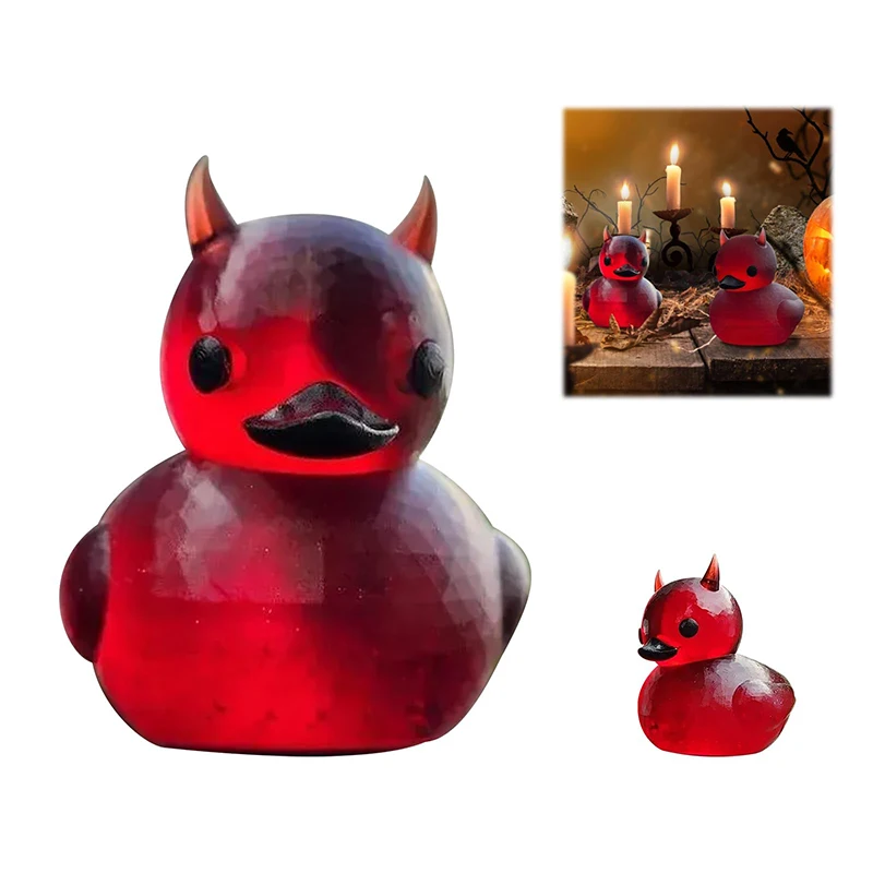 Хэллоуин Lil' Devil Ducky Настольный декор Дьявольская утка Украшение приборной