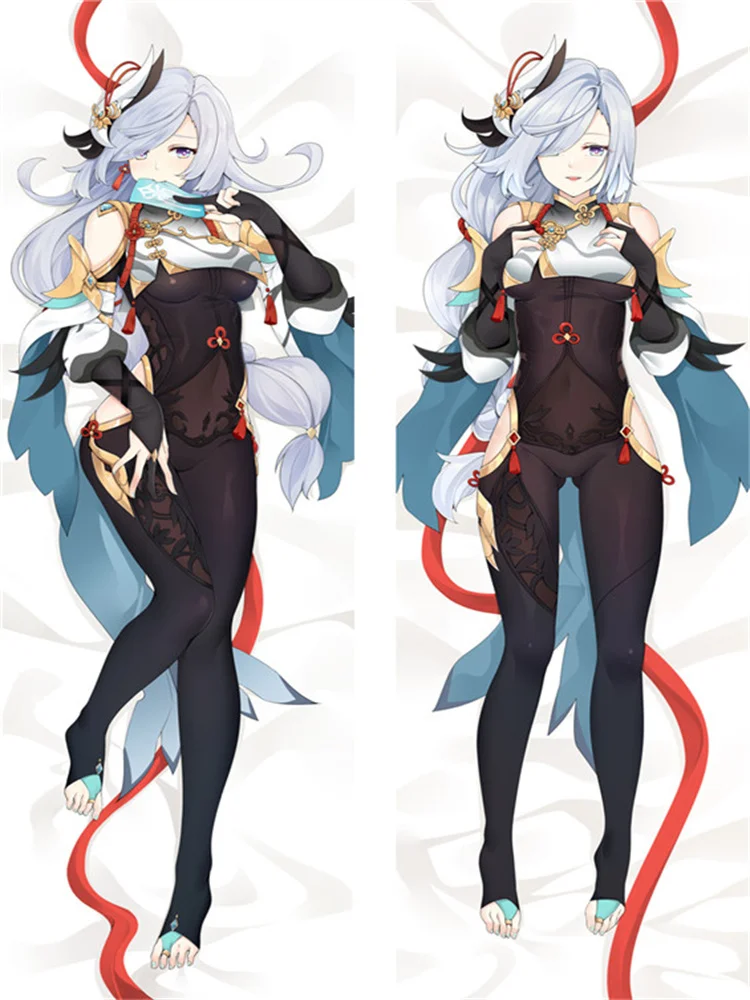 Домашнее постельное белье Аниме игры Genshin Impact Shen He Dakimakura чехол Shenhe сделай сам